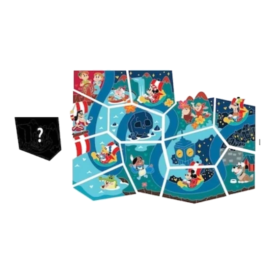 Attraction Map Puzzle · Peter Pan’s Flight — Mystery Pack