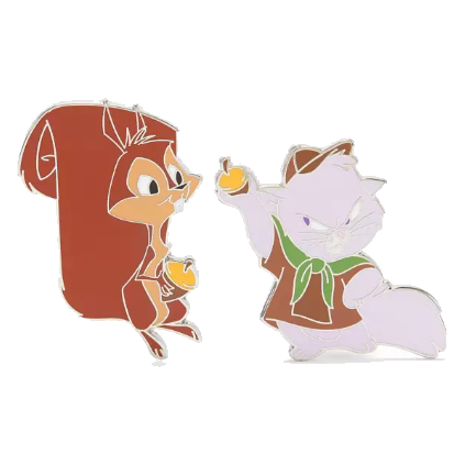 The Emperor's New Groove — Cat Yzma and Bucky Pin Set