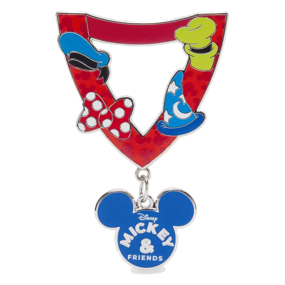 Mickey and Friends — Lanyard Dangle — pin detail