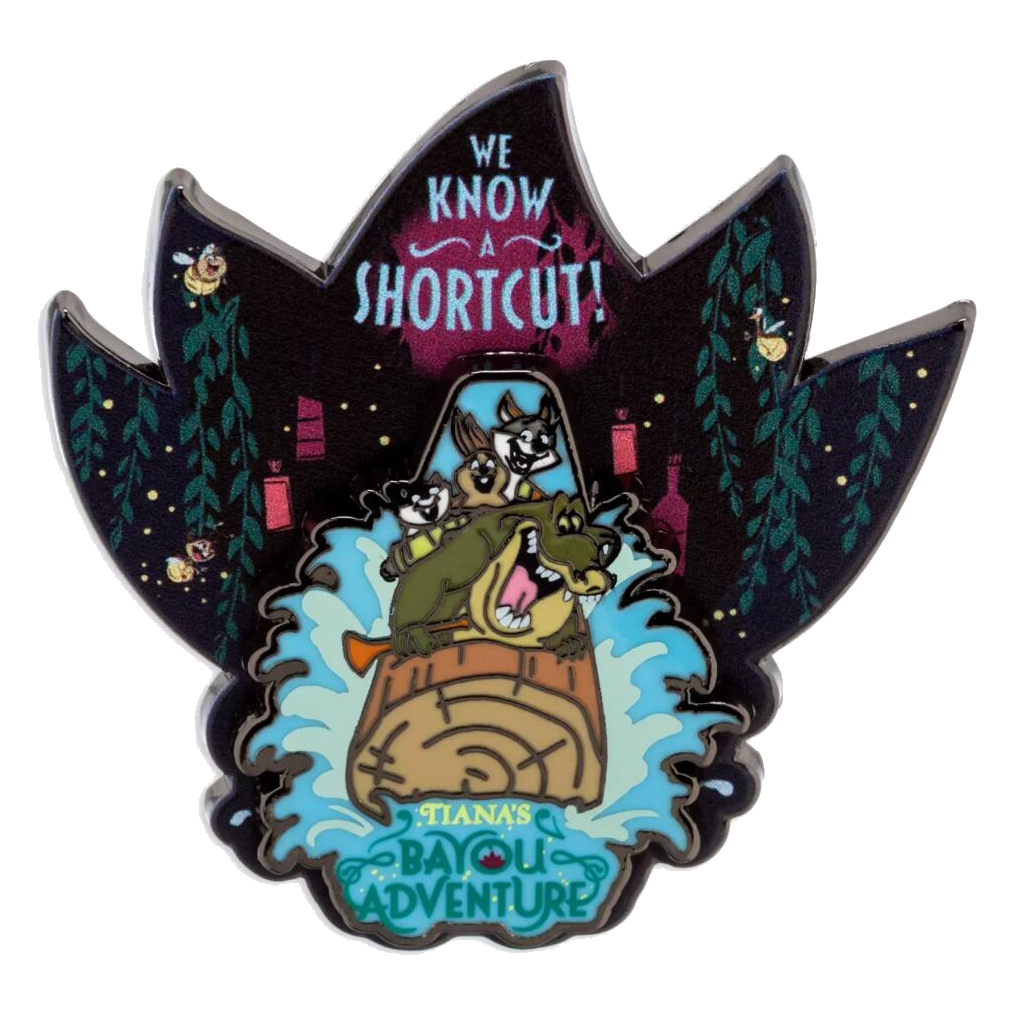Tiana's Bayou Adventure — We Know a Shortcut — pin detail
