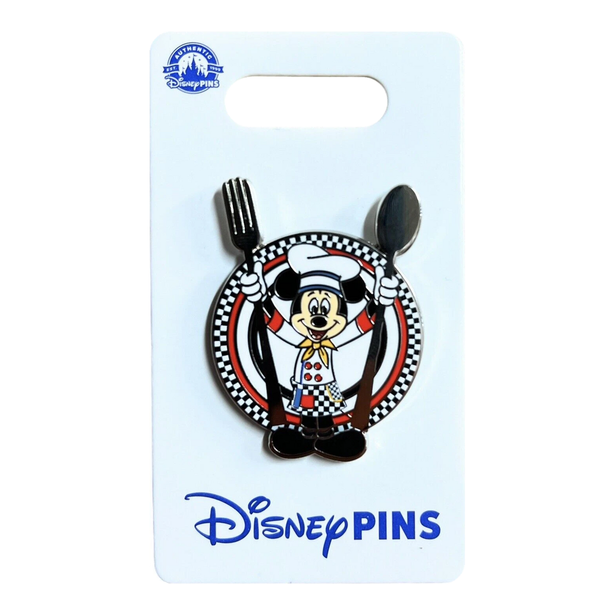 Chef Mickey — Plate and Cutlery on its original backing card