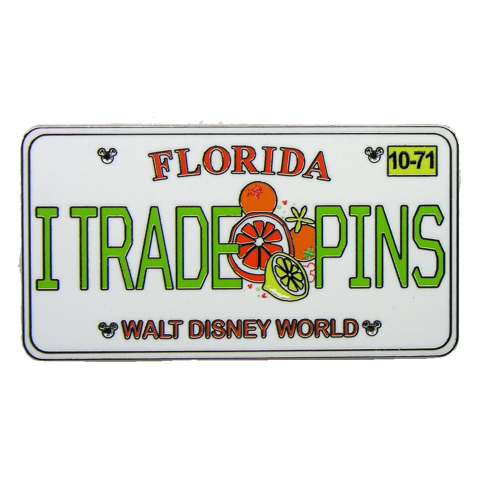 Florida I Trade Pins — License Plate