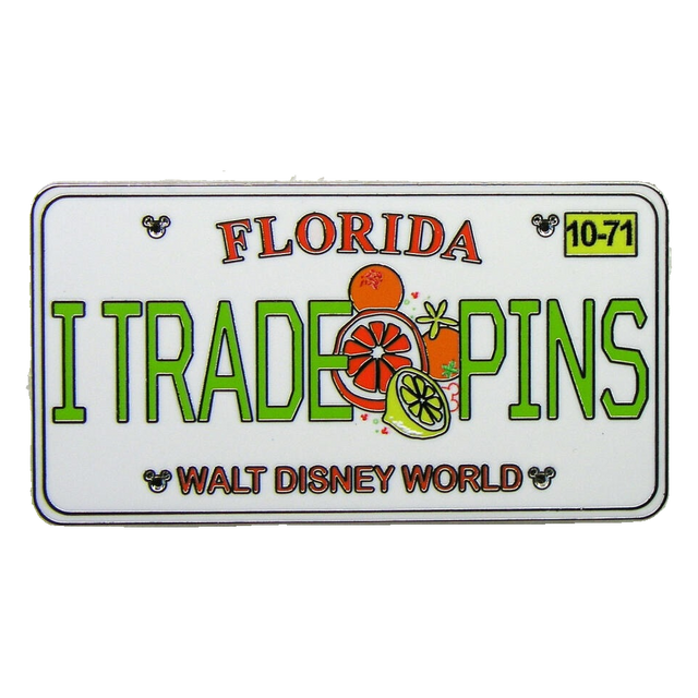 Florida I Trade Pins — License Plate