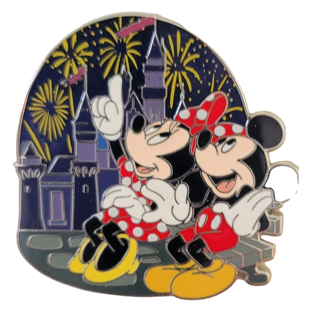 Mickey and Minnie — Castle Fireworks