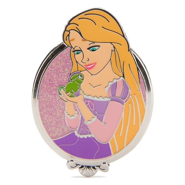 Rapunzel and Pascal — Oval Portrait