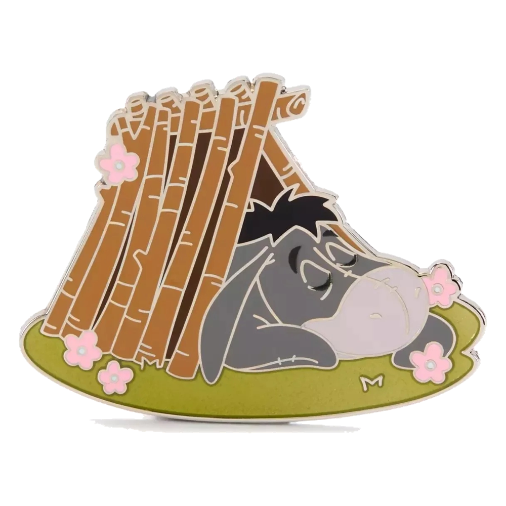 Eeyore — Sleeping in Stick House