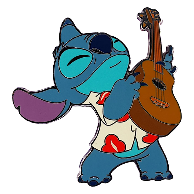 Stitch — Hawaiian Shirt and Ukulele