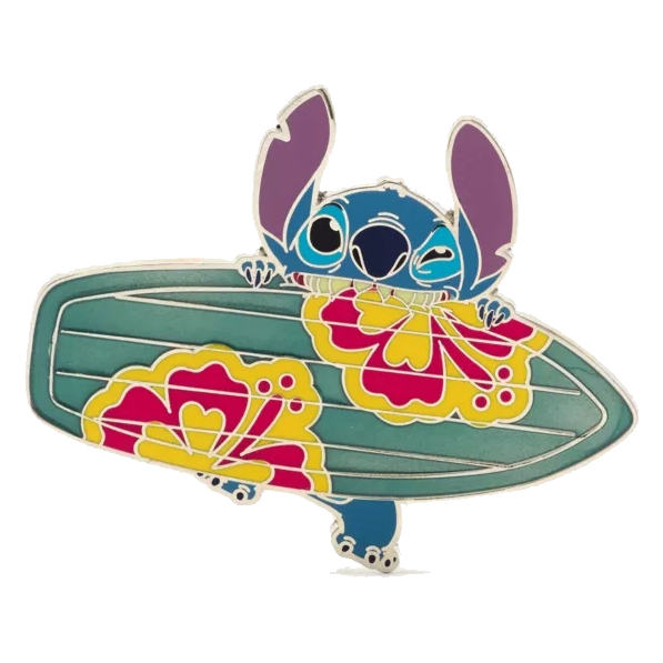 Stitch — Surfboard and Lei