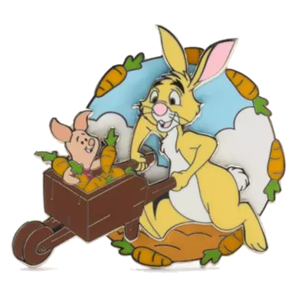 Rabbit and Piglet — Garden Cart