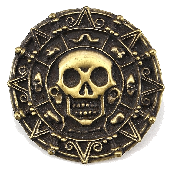 Pirates of the Caribbean — Aztec Skull Coin