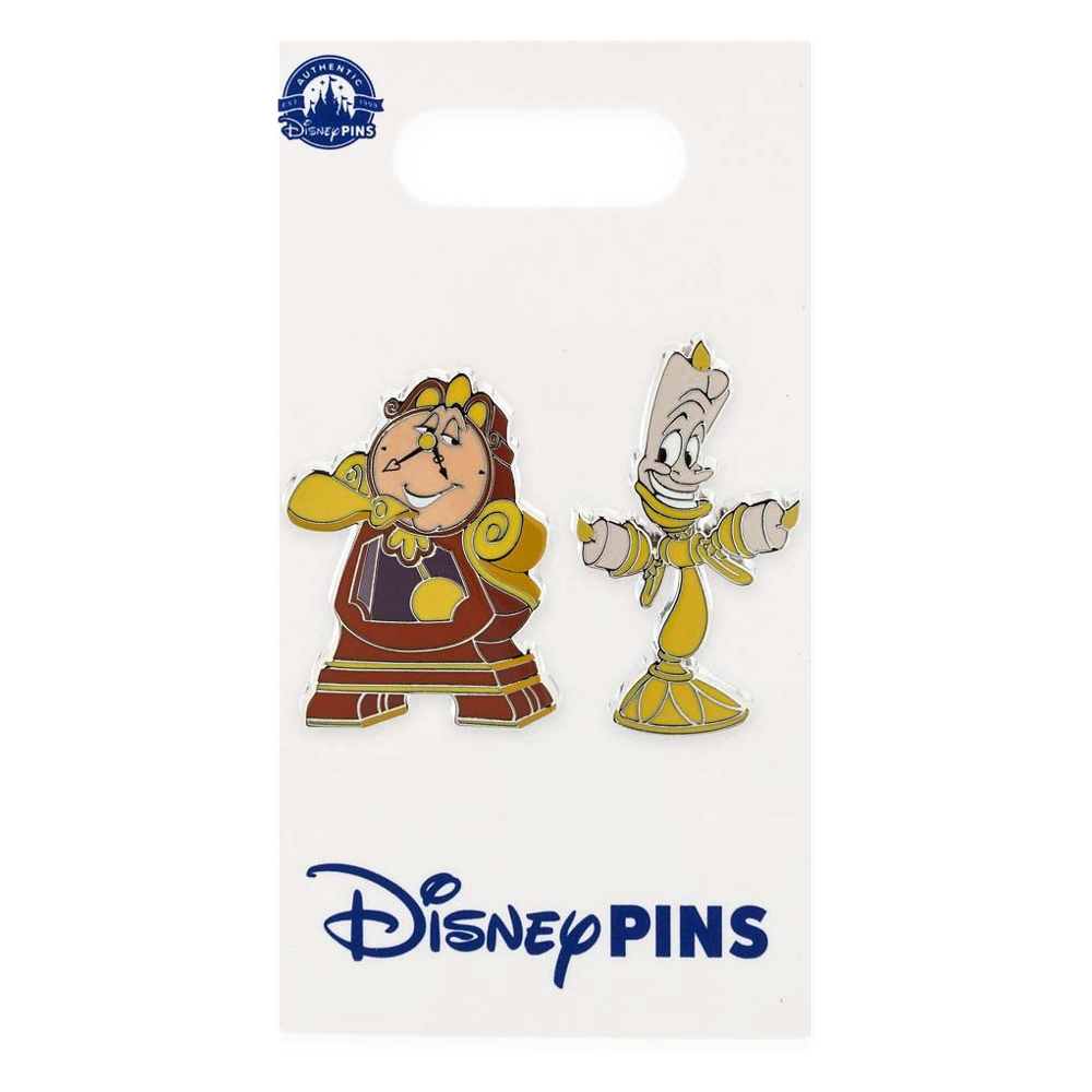 Beauty and the Beast — Cogsworth and Lumiere Pin Set