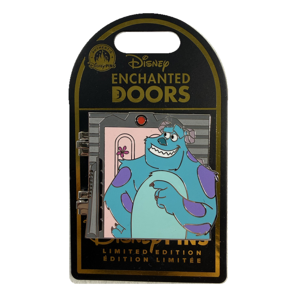 Enchanted Doors — Sulley (2026) on backing card — The Pin Wall product photo