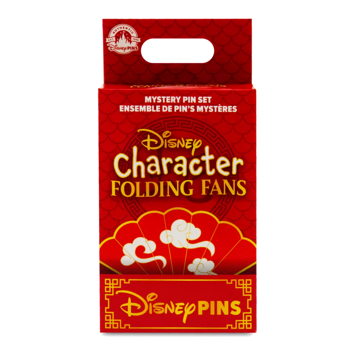 Disney Character Folding Fans sealed mystery pin box