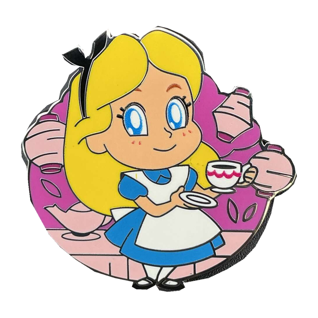 Alice — Animated Cuties — loose single pin; reference photo from PIN & POP