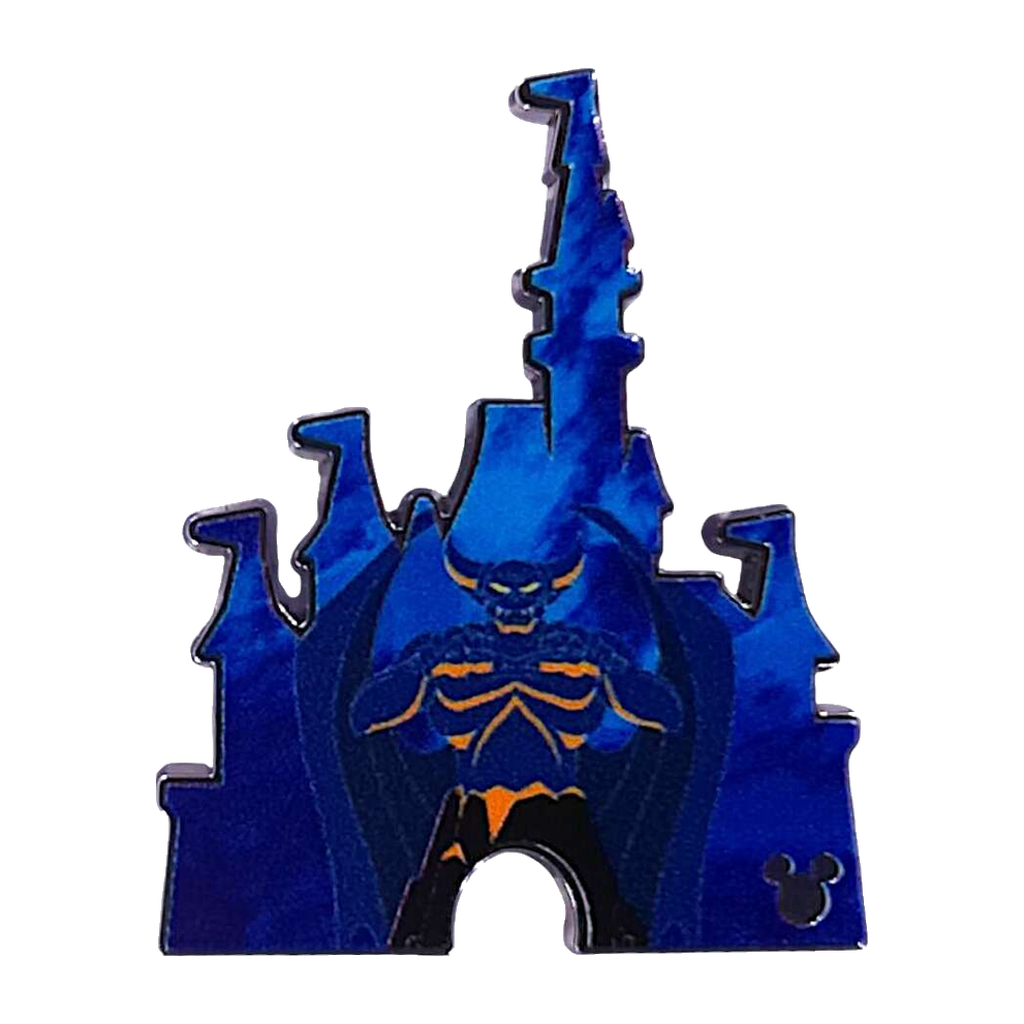 Chernabog Castle Chaser — Hidden Disney 2025 Wave B — loose single pin; reference photo from PIN & POP