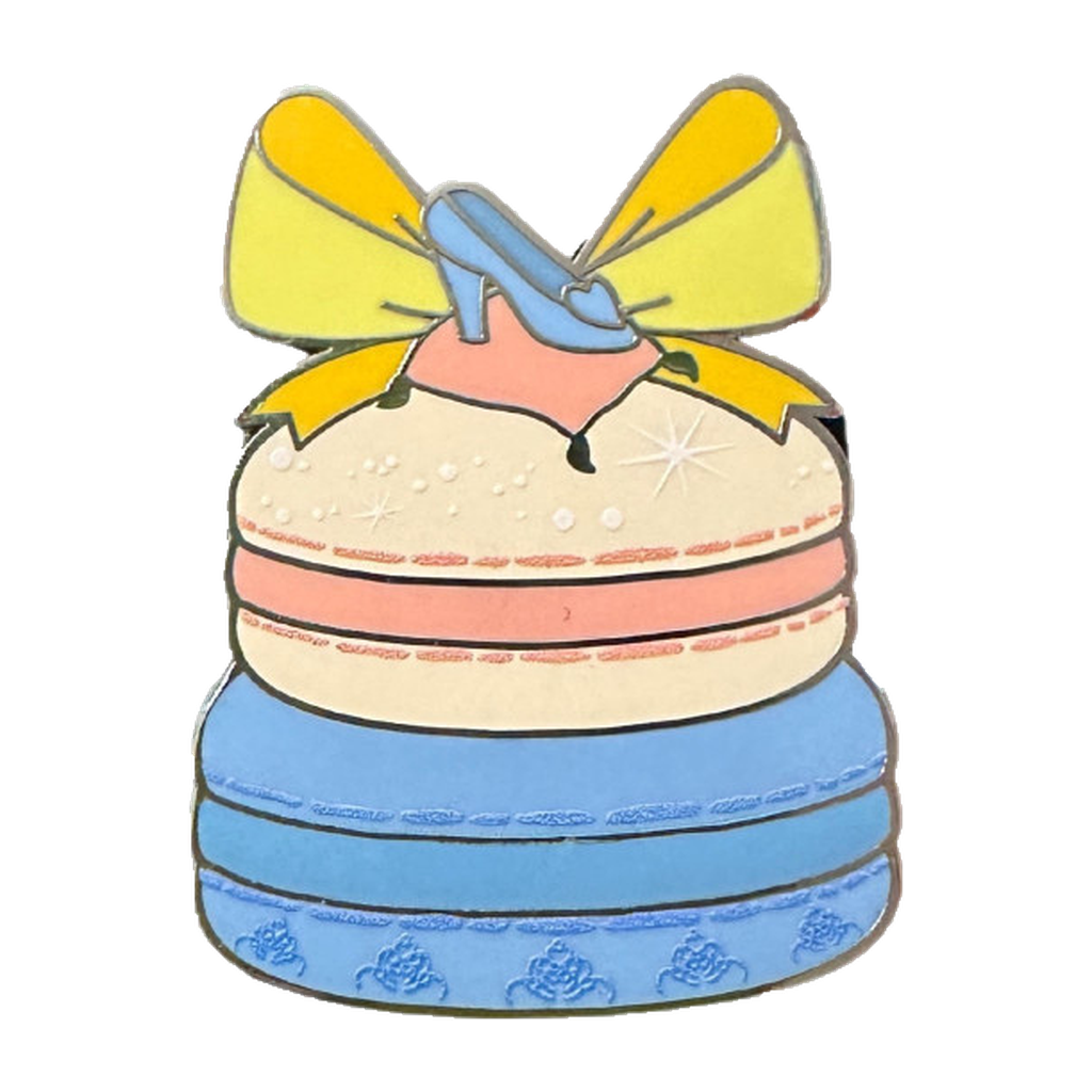 Cinderella Macarons — Princess Pastries — loose single pin; reference photo from PIN & POP