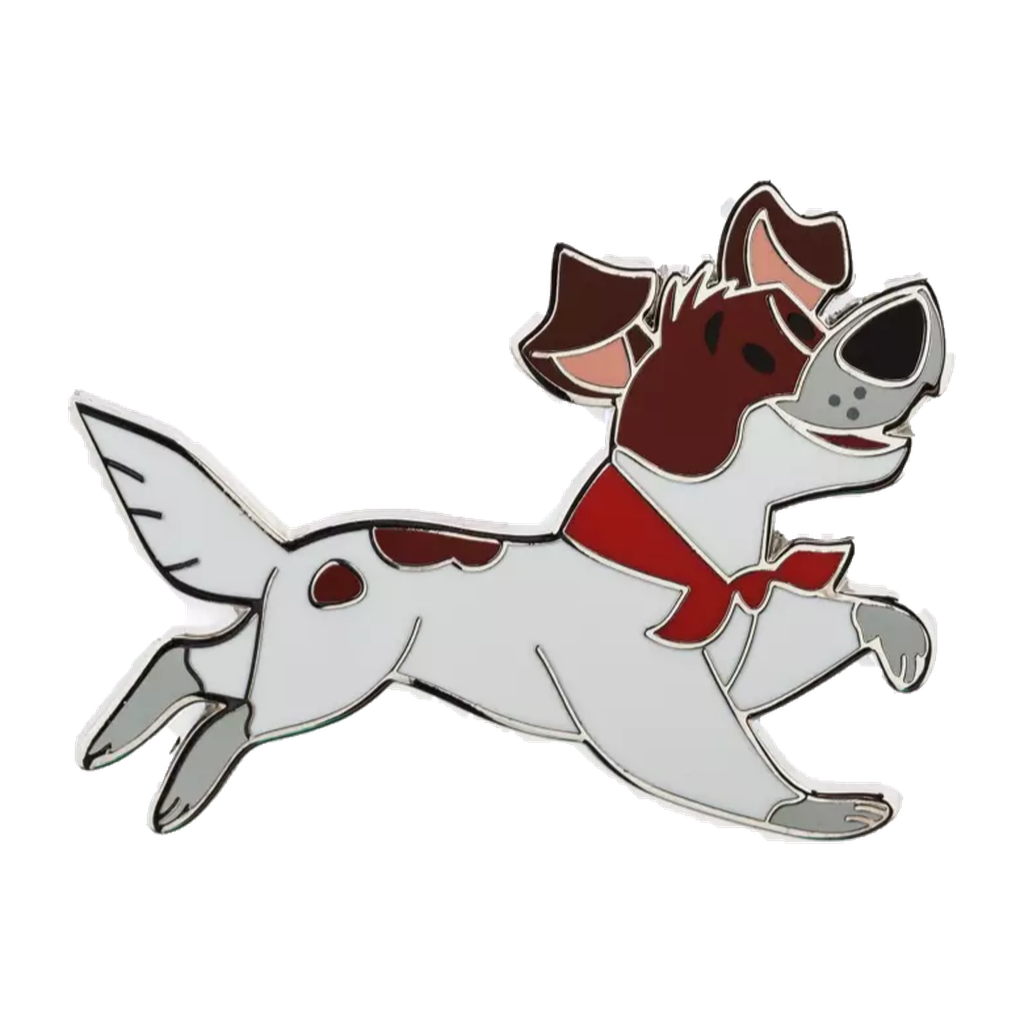 Dodger — Disney Dogs Mystery — loose single pin; reference photo from PIN & POP