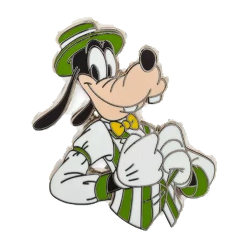 Goofy — Dapper Dans — loose single pin; reference photo from PIN & POP