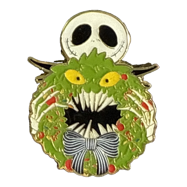 Jack Skellington Wreath — Loungefly BoxLunch Glow-in-the-Dark